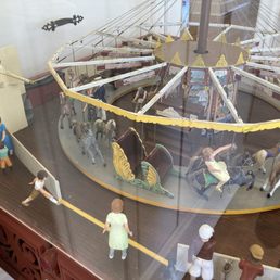 A replica of the Flying Horses carousel in Oak Bluffs. A replica of the Flying Horses carousel in Oak Bluffs.