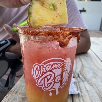 Rail Yards Market - Watermelon-pineapple chamoy drink - Farmers Market Near Me - Albuquerque, New Mexico