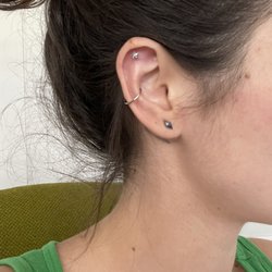 Black Lotus Tattoo Studio - Flat piercing!