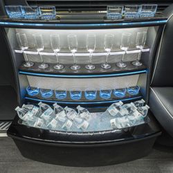 Elite Black Car Services - In our 13 passenger Sprinter Limo we can stock the bar with anything you'd like.  Available upon request.