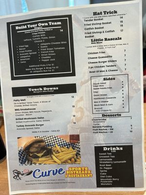 Menu photo 2 Hit The Curve Moss Point, MS Menu photo 2 Hit The Curve Moss Point, MS