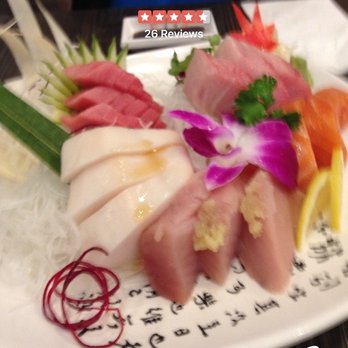 Kansai - Combo sashimi including tuna, salmon, halibut and red snapper. - Sushi Bars Near Me - Concord, California