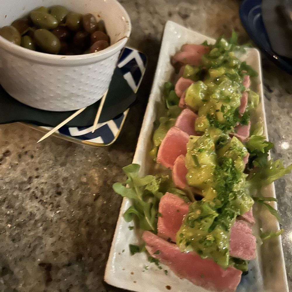 Bodega - Ahi Tuna Salad, Olives - Tapas Bars Near Me - Sherwood Park, Alberta Bodega - Ahi Tuna Salad, Olives - Tapas Bars Near Me - Sherwood Park, Alberta