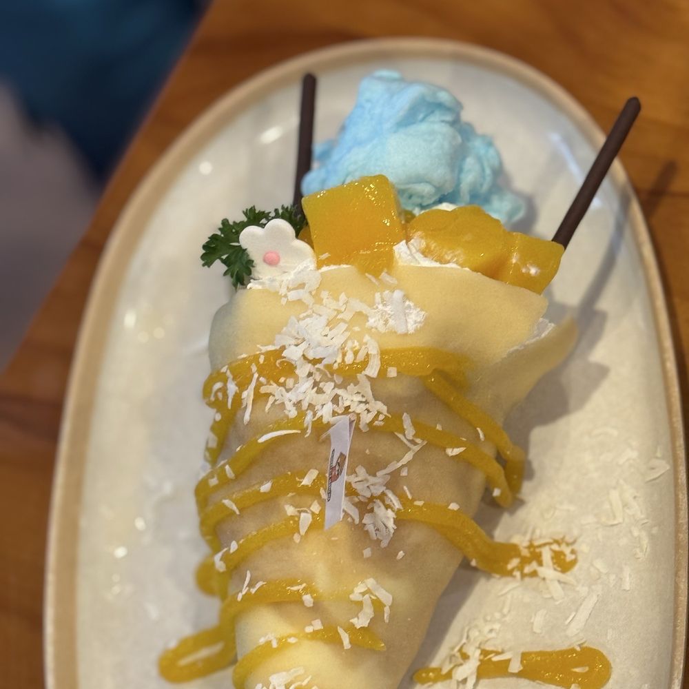 Sweetbox - Mangococo crepe - Desserts Near Me - Conroe, Texas Sweetbox - Mangococo crepe - Desserts Near Me - Conroe, Texas