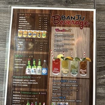 Banju - Menu 8/30/26 - Chicken Wings Near Me - Pleasant Hill, California