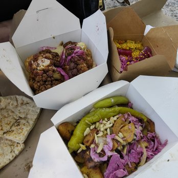 Maro's - Babel (bottom), Belle and the Beast (top), couscous (right, comes with the Belle and the Beast), pita (left) - Middle Eastern Near Me - Oakville, Ontario Maro's - Babel (bottom), Belle and the Beast (top), couscous (right, comes with the Belle and the Beast), pita (left) - Middle Eastern Near Me - Oakville, Ontario