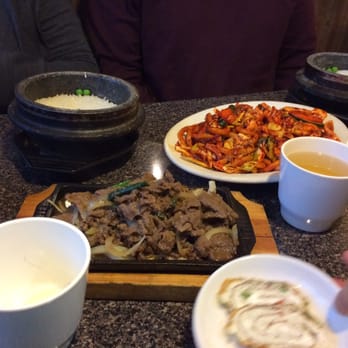Stone Korean Restaurant - Beef kalbi with squid noodles - Korean Near Me - Redmond, Washington