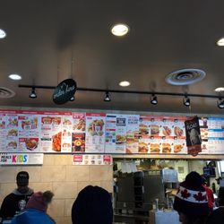 A&W Restaurant - Menu board
