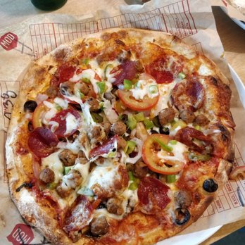 MOD Pizza - Look how "centered" my toppings are! Just how I wanted it! - Pizza Near Me - Marysville, Washington MOD Pizza - Look how "centered" my toppings are! Just how I wanted it! - Pizza Near Me - Marysville, Washington