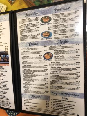 Menu photo 4 El As De Oros Phillipsburg, KS
