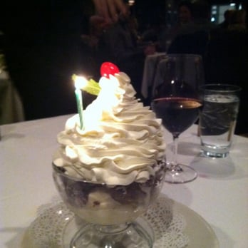 Morton's The Steakhouse - My buddy's bday sundae! - Steakhouses Near Me - Reston, Virginia Morton's The Steakhouse - My buddy's bday sundae! - Steakhouses Near Me - Reston, Virginia