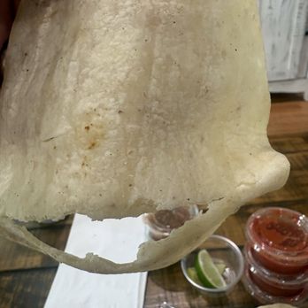 Baja Sonora Mexican Restaurant - Ripped tortillas - Mexican Near Me - Long Beach, California