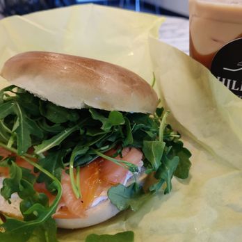 Hillside Coffee Bar - Salmon bagel - Coffee & Tea Near Me - McKinney, Texas