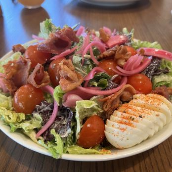 The Stable - New Cobb Salad. Smaller than last year's Mediterranean chicken salad and not as good. - Comfort Food Near Me - Riverside, California The Stable - New Cobb Salad. Smaller than last year's Mediterranean chicken salad and not as good. - Comfort Food Near Me - Riverside, California