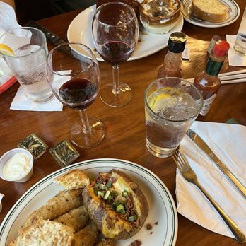 Clementine's - Perch meal - loaded potato - American Near Me - South Haven, Michigan Clementine's - Perch meal - loaded potato - American Near Me - South Haven, Michigan