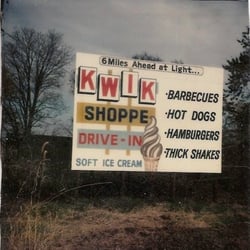 Kwik Shoppe - Original Billboard from 1968