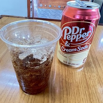 Bob's Cafe - Dr Pepper (creamsoda flavor) - they have variety of soft drinks, coffee, teas available - Greek Near Me - Los Angeles, California Bob's Cafe - Dr Pepper (creamsoda flavor) - they have variety of soft drinks, coffee, teas available - Greek Near Me - Los Angeles, California