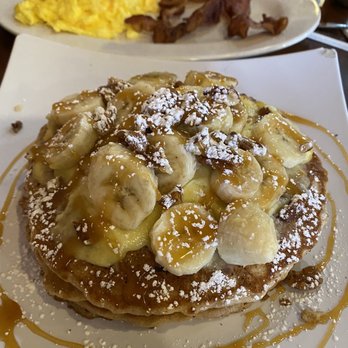 Park Cafe - Banana pancakes, eggs and bacon - American Near Me - Litchfield Park, Arizona Park Cafe - Banana pancakes, eggs and bacon - American Near Me - Litchfield Park, Arizona