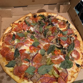 Antonio's Flying Pizza - Photo does not do it justice.The flavor of this pizza will blow your mind! - Italian Near Me - Houston, Texas