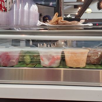 Eiko's - Oxbow - Counter where we were sitting. - Sushi Bars Near Me - Napa, California
