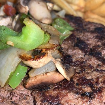 Sherwood Diner - a steak with mushrooms, onions, and lettuce - American Near Me - Lawrence, New York Sherwood Diner - a steak with mushrooms, onions, and lettuce - American Near Me - Lawrence, New York