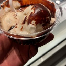 Sad Excuse of Kilwin's "Signature" Turtle Sundae.