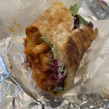 Plume Algiers - shrimp kaathi roll. BEST KAATHI ROLL I EVER TRIED. - Indian Near Me - New Orleans, Louisiana Plume Algiers - shrimp kaathi roll. BEST KAATHI ROLL I EVER TRIED. - Indian Near Me - New Orleans, Louisiana