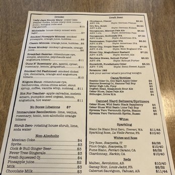 Lady Jaye - Brunch menu - American Near Me - Seattle, Washington