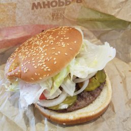 Dag on whopper has more fixings than burger Dag on whopper has more fixings than burger