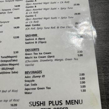 Sushi Plus - Menu - Sushi Bars Near Me - Helendale, California Sushi Plus - Menu - Sushi Bars Near Me - Helendale, California