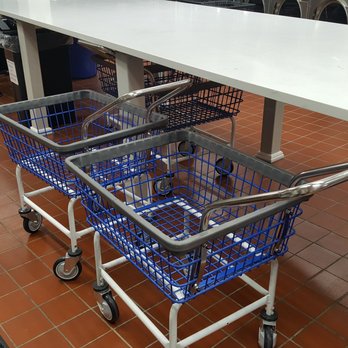 The Laundry Room - NO NEED TO PLAY MARIO CART AND BE ALL OVER THE PLACE WITH EASY PUSH HANDLE CARTS KEEP YOUR HANDS ON THE WHEEL - Laundromat Near Me - West Babylon, New York