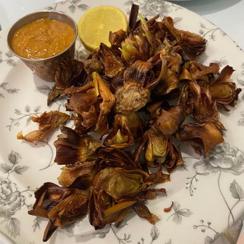 Swan - Fired artichokes - Modern European Near Me - Miami, Florida Swan - Fired artichokes - Modern European Near Me - Miami, Florida