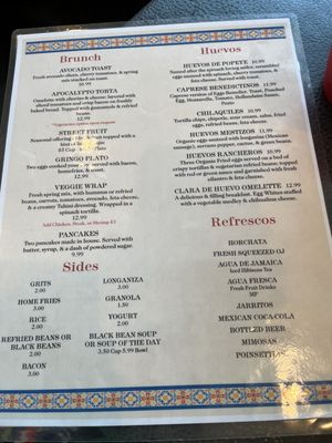 Menu photo 6 Mayita St. Augustine, FL