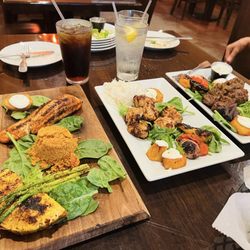 Vivace Mediterranean Cuisine - Salmon, Chicken kabobs, Adana Kabob