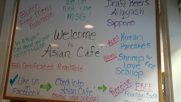 Menu photo 7 Asian Cafe Winslow, ME