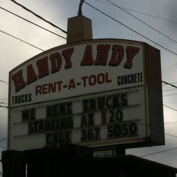 Handy Andy Rent-A-Tool - Sign. - Truck Rental Near Me - Seattle, Washington