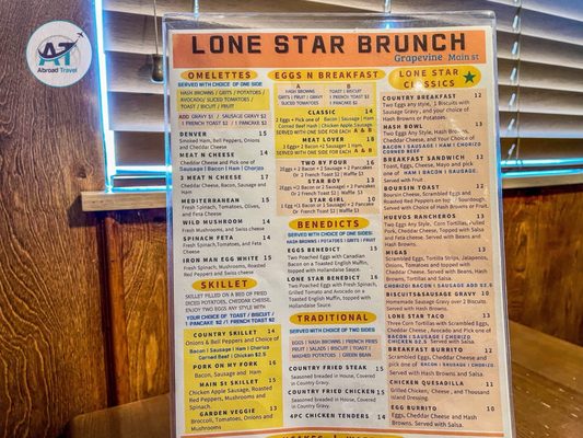 Menu photo 1 Lone Star Cafe Grapevine, TX