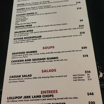 Unforgettable Kitchen and Cocktails - Food menu - Lounges Near Me - Houston, Texas