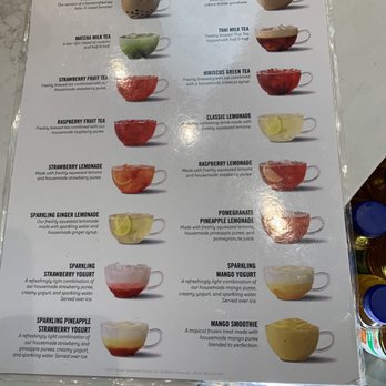 Panda Express + Tea Bar - Tea/drink menu - Chinese Near Me - Pasadena, California