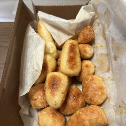 Domino's Pizza - Can't go wrong with these. Crispy outside soft pillow inside!