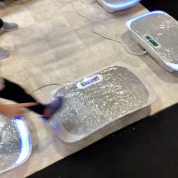 Ocean Sales - Their Maxburn Fitness Plate at the Jan. 28 Salt Lake Home Show. Cool item, but not cool enough to drop $1,199.99 on it!