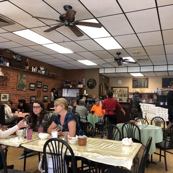 Whistle Stop Cafe - a group of people sitting at tables - Pizza Near Me - Cascade, Idaho