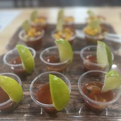 The Oyster Shuckers Oyster Bar & Taqueria - Oyster shooter