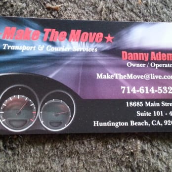 Make The Move - Give these guys a call, you won't regret it! - Couriers & Delivery Services Near Me - Huntington Beach, California