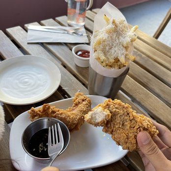 Chick Chick - Chicken Tenders (2 pieces) Truffle Parm Fries - Chicken Shop Near Me - New York, New York