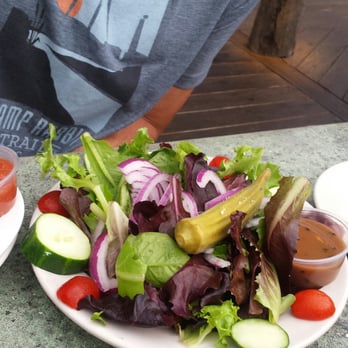Foolish Frog - Salad with pickled okra. - Seafood Near Me - Saint Helena Island, South Carolina