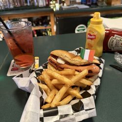 Donovan's - Hot dog and fries delicious!