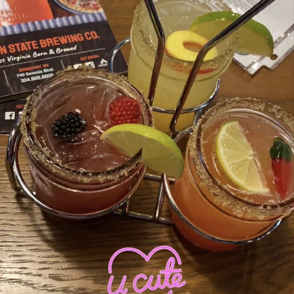 Mountain State Brewing - Flight of margaritas best I've had - Pizza Near Me - Bridgeport, West Virginia Mountain State Brewing - Flight of margaritas best I've had - Pizza Near Me - Bridgeport, West Virginia
