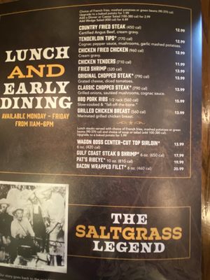 Menu photo 8 Saltgrass Steak House Oklahoma City, OK Menu photo 8 Saltgrass Steak House Oklahoma City, OK