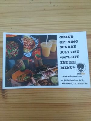 Menu photo 2 Spicebros Millwoods Edmonton, AB
